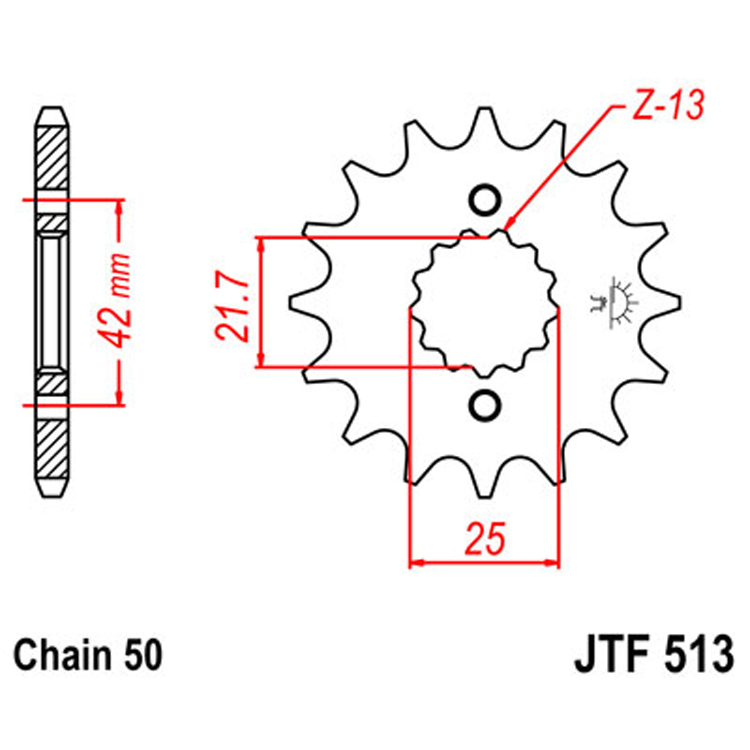 Звезда Ведущая Jtf513-16