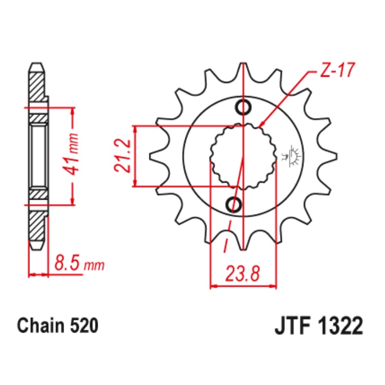 Звезда Ведущая Jtf1322-14