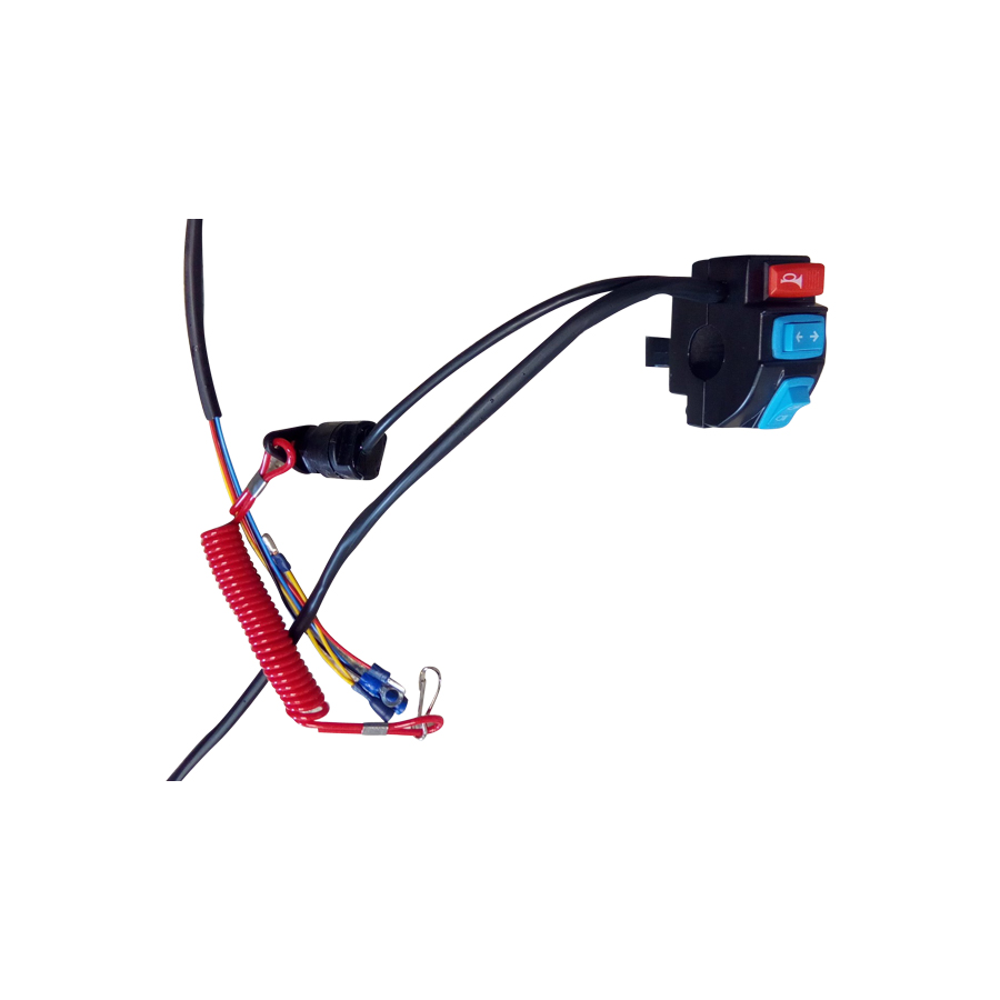 Переключатель В Сборе Со Жгутом Длинный+Чека