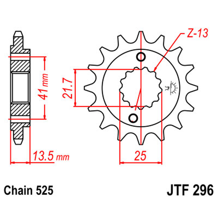 Звезда Ведущая Jtf296-15