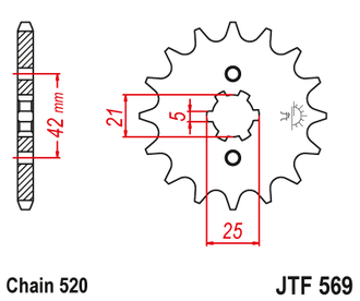 Звезда Ведущая Jtf569-12