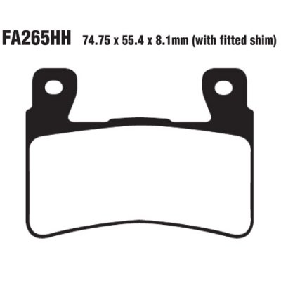 Тормозные Колодки Fa265hh