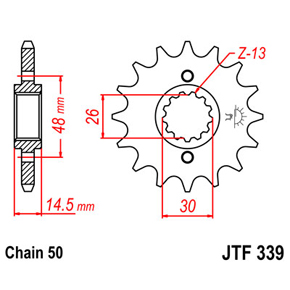Звезда Ведущая Jtf339-18