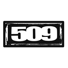Наклейка 509 Logo – 6"