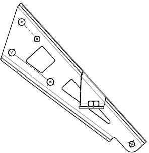 Кронштейн Бампера Правый S800
