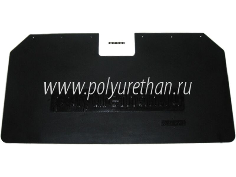 Брызговик Снегохода Bombardier (Армирован По Месту Крепления 600Мм) (Черный)