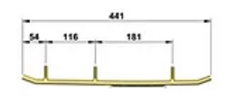 Коньки Д/Снегохода Polaris Стандарт 049045-03