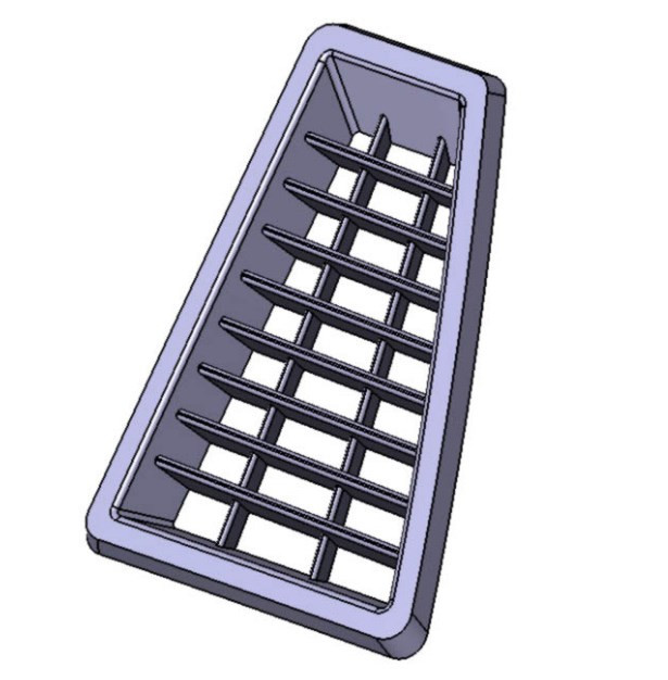 Решетка Вентиляционная Задняя Верхняя Правая Снегоход Stels Viking S800 5300078 Lu072798