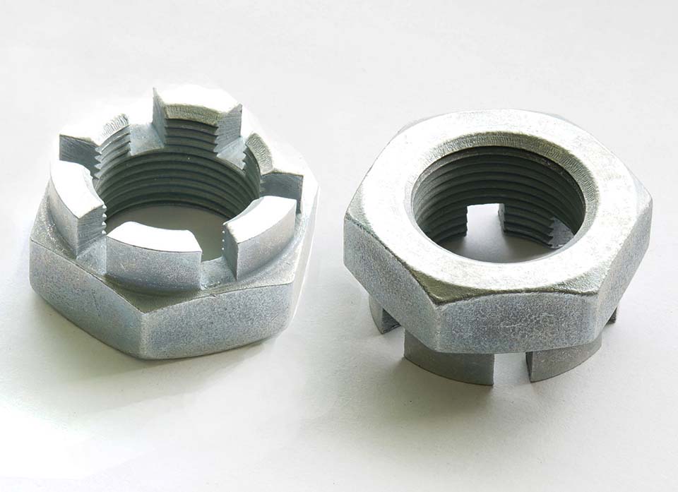 Гайка Корончатая М24*1,5 ,Оцинк