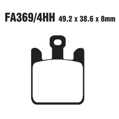 Тормозные Колодки Fa369/4Hh