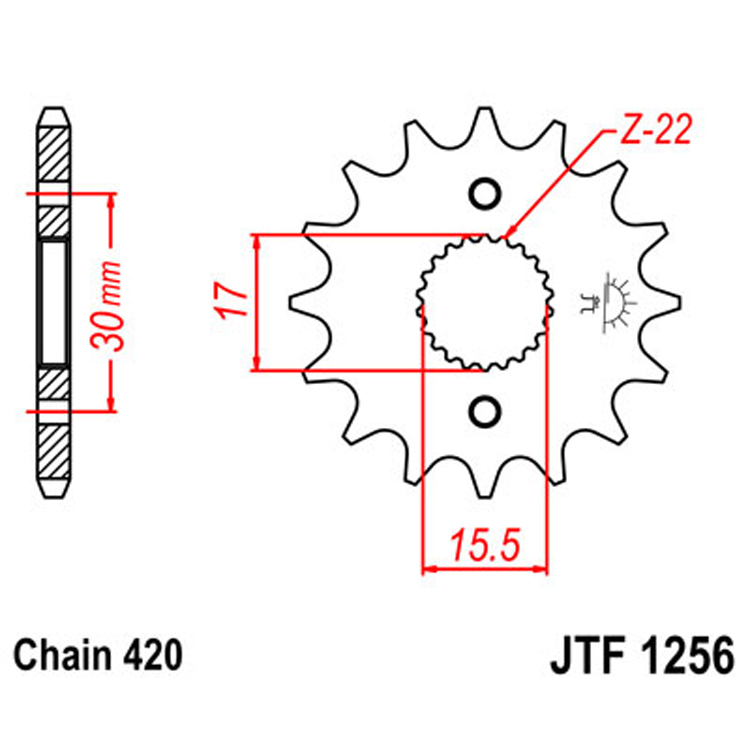 Звезда Ведущая Jtf1265-15