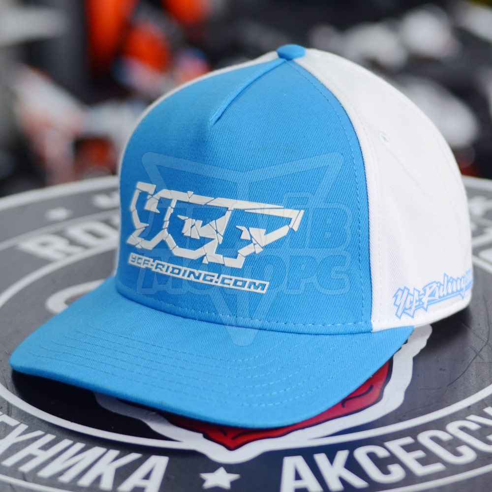 Бейсболка Ycf Style 1 Голубой/Белый