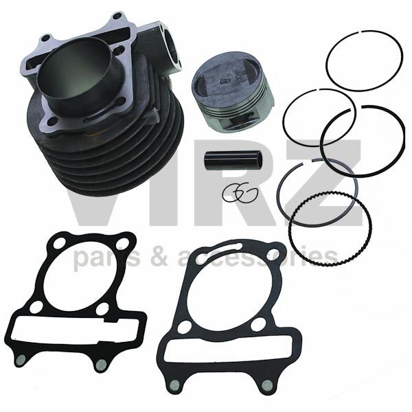 Цилиндро Поршневая Группа 4Т 157Qmj 150См3 D57.4 (Поршень С Тефлоновым Покрытием)