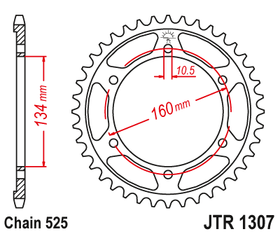 Звезда Ведомая Jtr1307-46