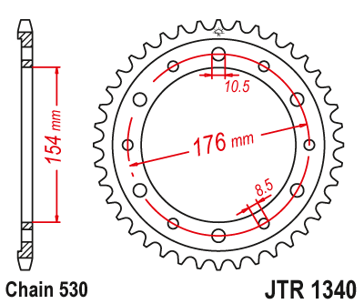 Звезда Ведомая Jtr1340-43