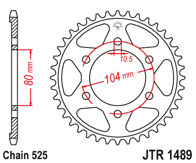 Звезда Ведомая Jtr1489-42