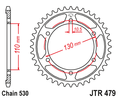 Звезда Ведомая Jtr479-44