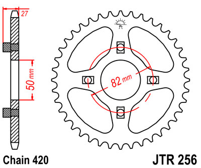 Звезда Ведомая Jtr256-41