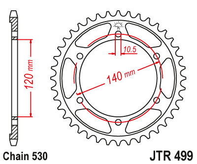 Звезда Ведомая Jtr499-39